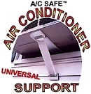 Window air conditioner mounting brackets