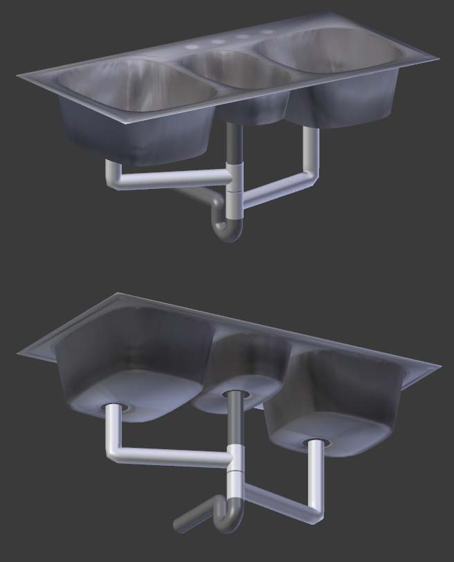 Who To Connect A Three Compartment Sink That Is Offset Terry Love Plumbing Advice Remodel Diy Professional Forum